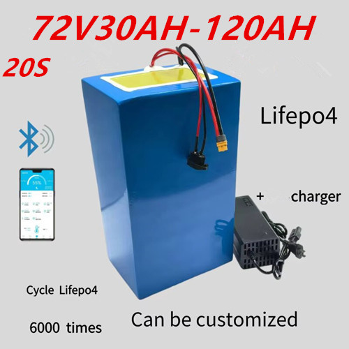 72V 30Ah Lifepo4 Battery Pack - Batterie lithium-ion haute capacité 72V avec