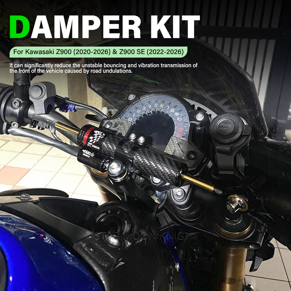 Steering Damper Stabilizer Kit Cnc - Nouveau Kit de Fixation pour Amortisseur