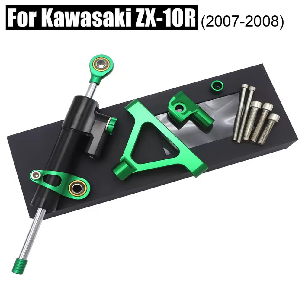 Steering Damper Stabilizer Kit Cnc - Amortisseur de direction CNC pour moto