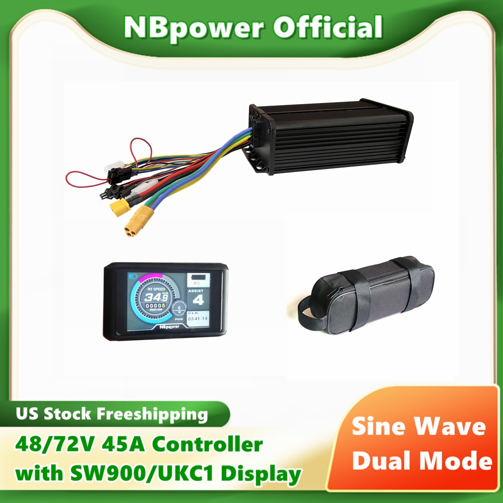 72V 45A Dual Controller - Contrôleur de Vélo Électrique à Onde