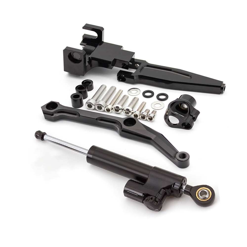 Pour Yamaha MT09 Tracer /FJ09  - Steering Damper Stabilizer Kit Cnc avis et prix