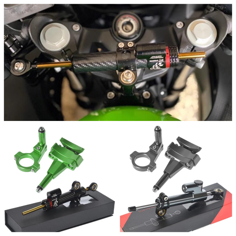 Pour Kawasaki 500 2024-support - Steering Damper Stabilizer Kit Cnc avis et prix