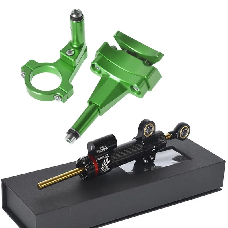Pour Kawasaki 500 2024-support - Steering Damper Stabilizer Kit Cnc avis et prix