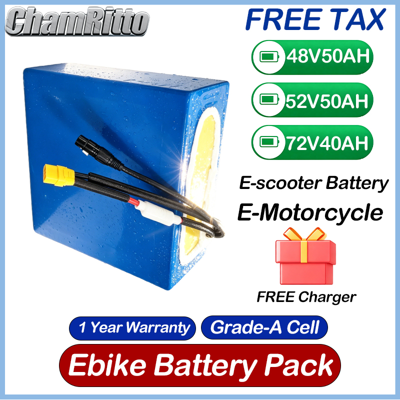 Batterie de vélo électrique 48 - 60V 30Ah 21700 Battery Pack avis et prix