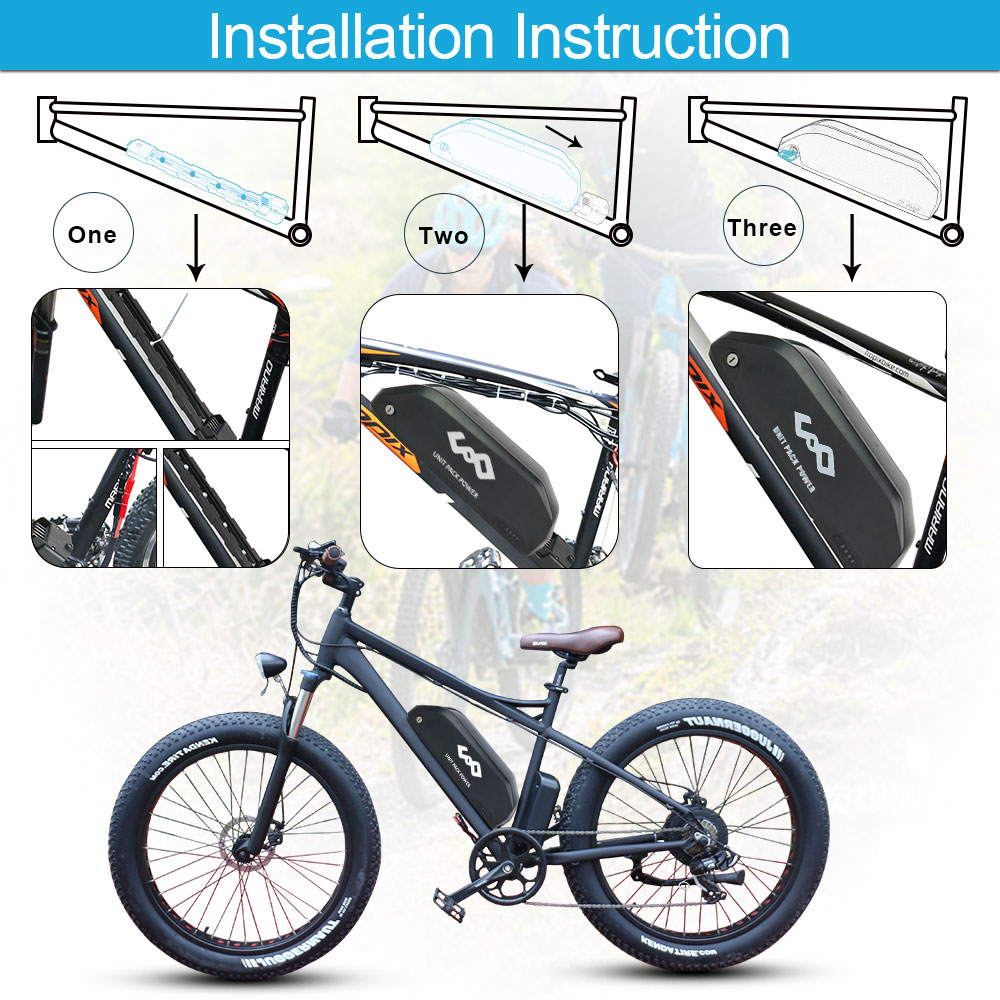 Batterie de vélo électrique 52 - 60V 30Ah 21700 Battery Pack avis et prix