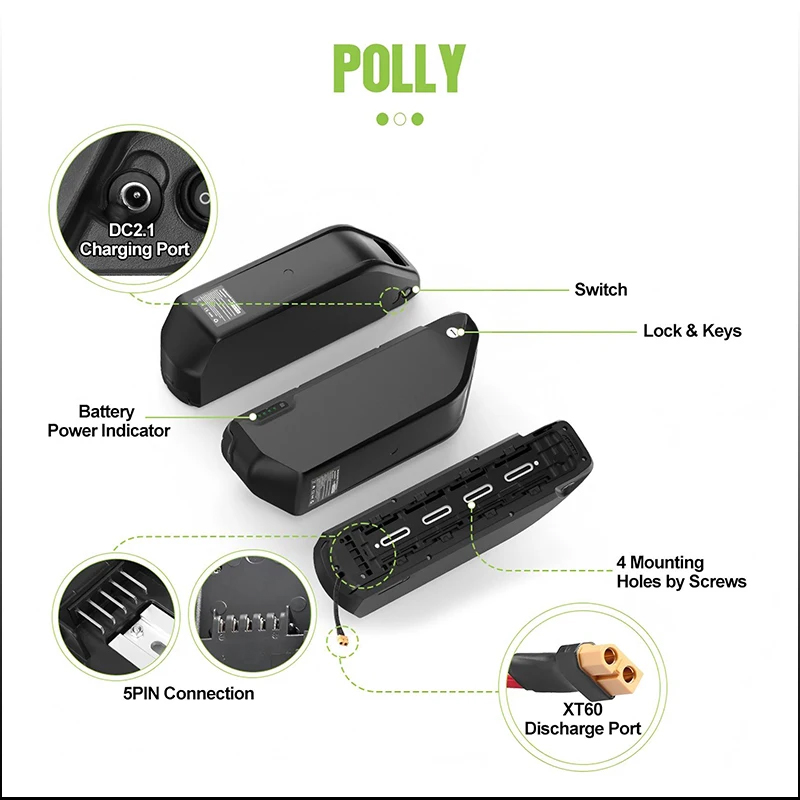 Batterie de vélo électrique Ha - 60V 30Ah 21700 Battery Pack avis et prix